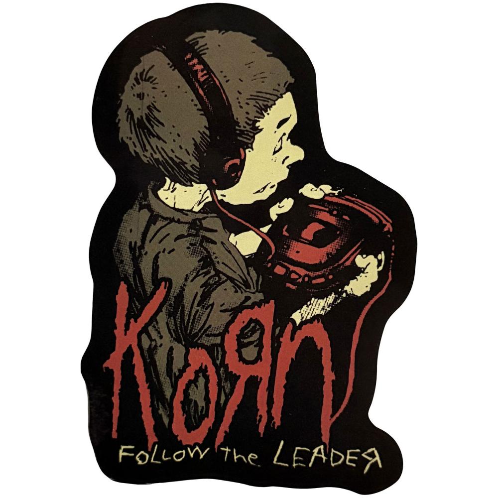 Korn - Follow The Leader Sticker - Black/Multicolours